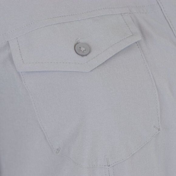 Exofficio Women's Small Gray Quick Dry Long Sleeve Button Up Shirt - Picture 6 of 9